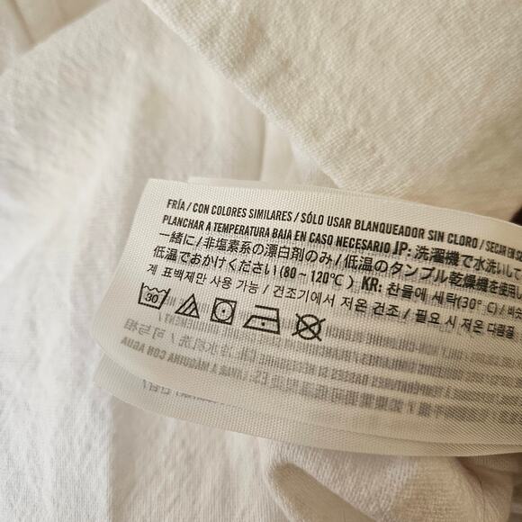 Hollister Milkmaid Mini Dress Size Large Corset Cottage Babydoll Feminine Gauze - Picture 7 of 7